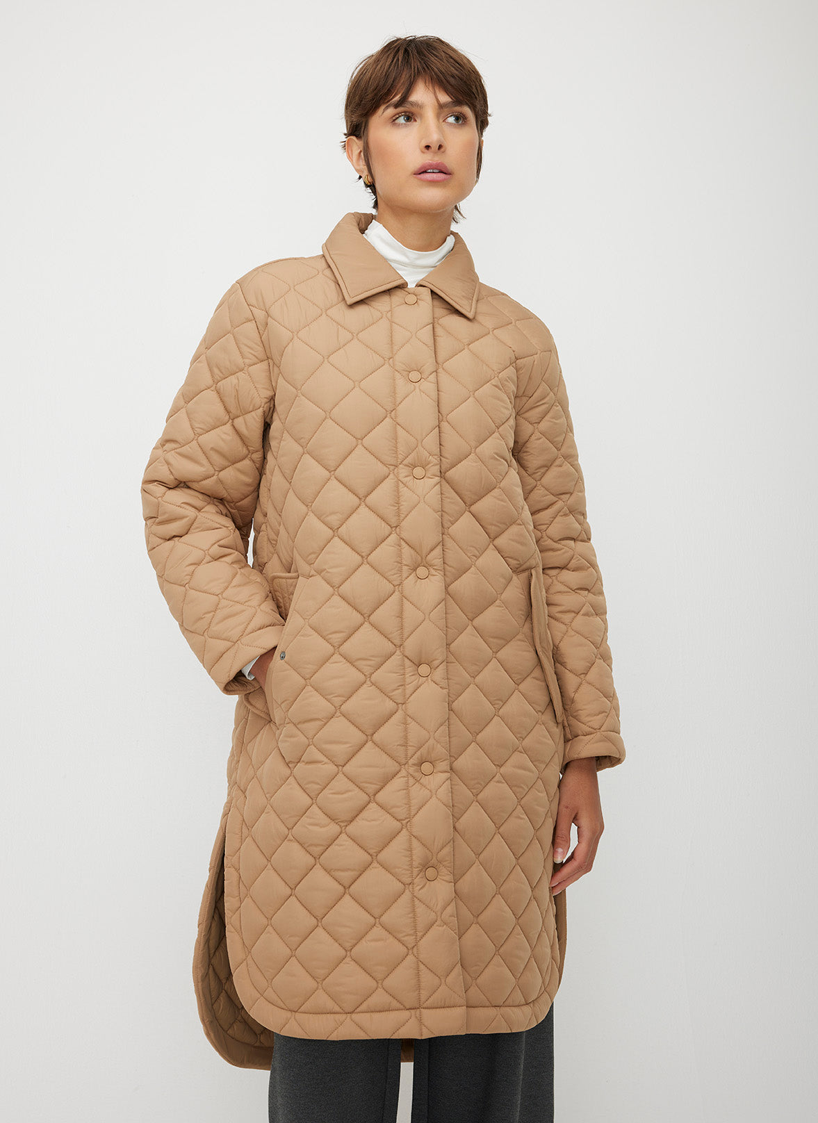 Oslo Recycled Quilted Coat