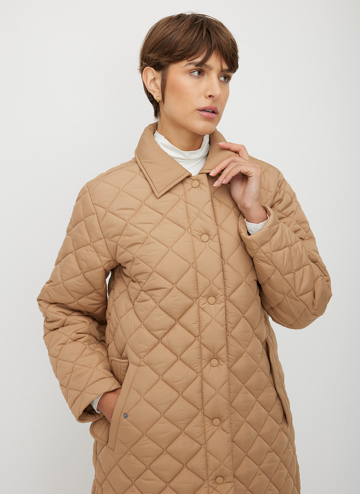 Oslo Recycled Quilted Coat