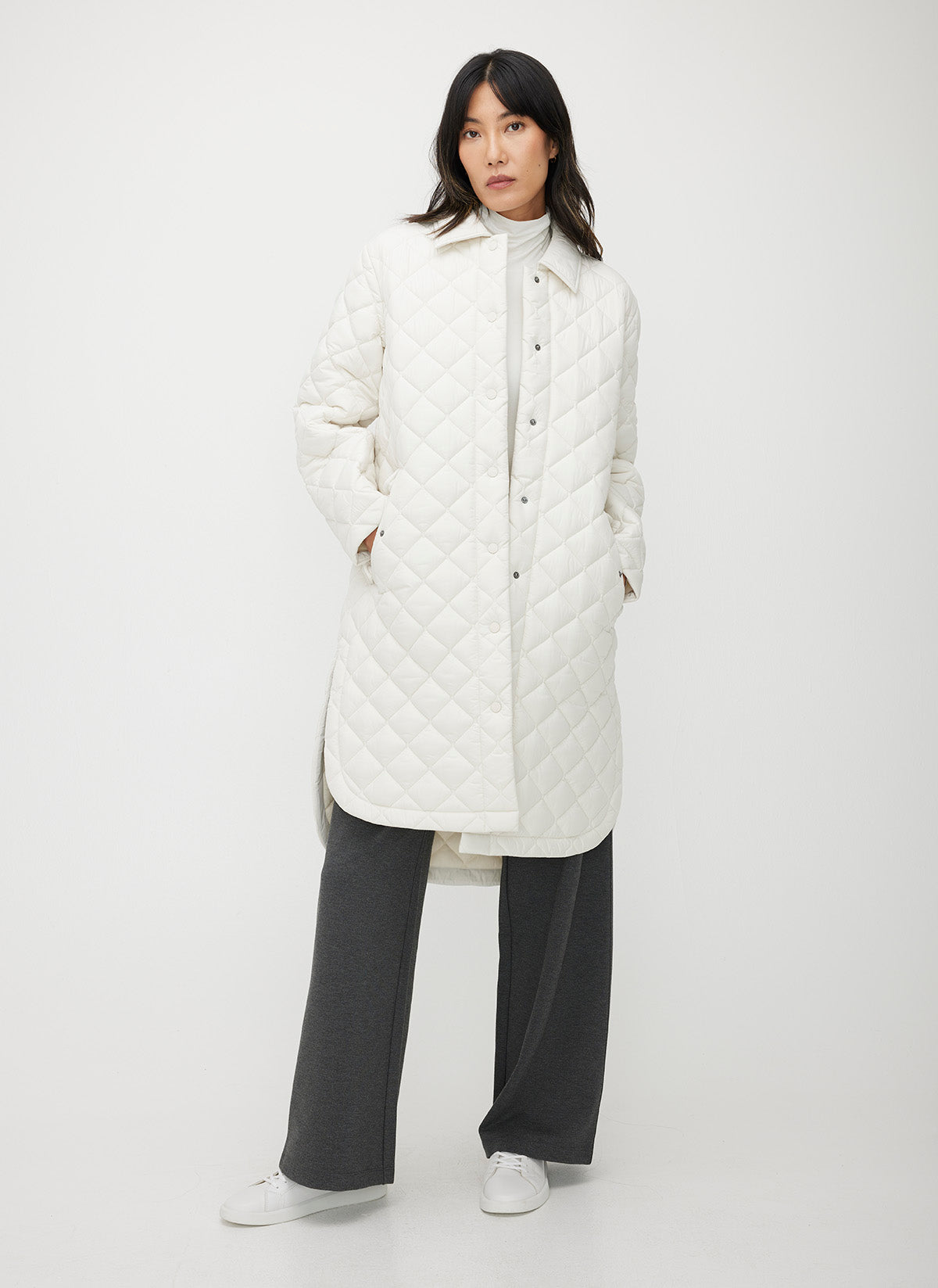 Oslo Recycled Quilted Coat