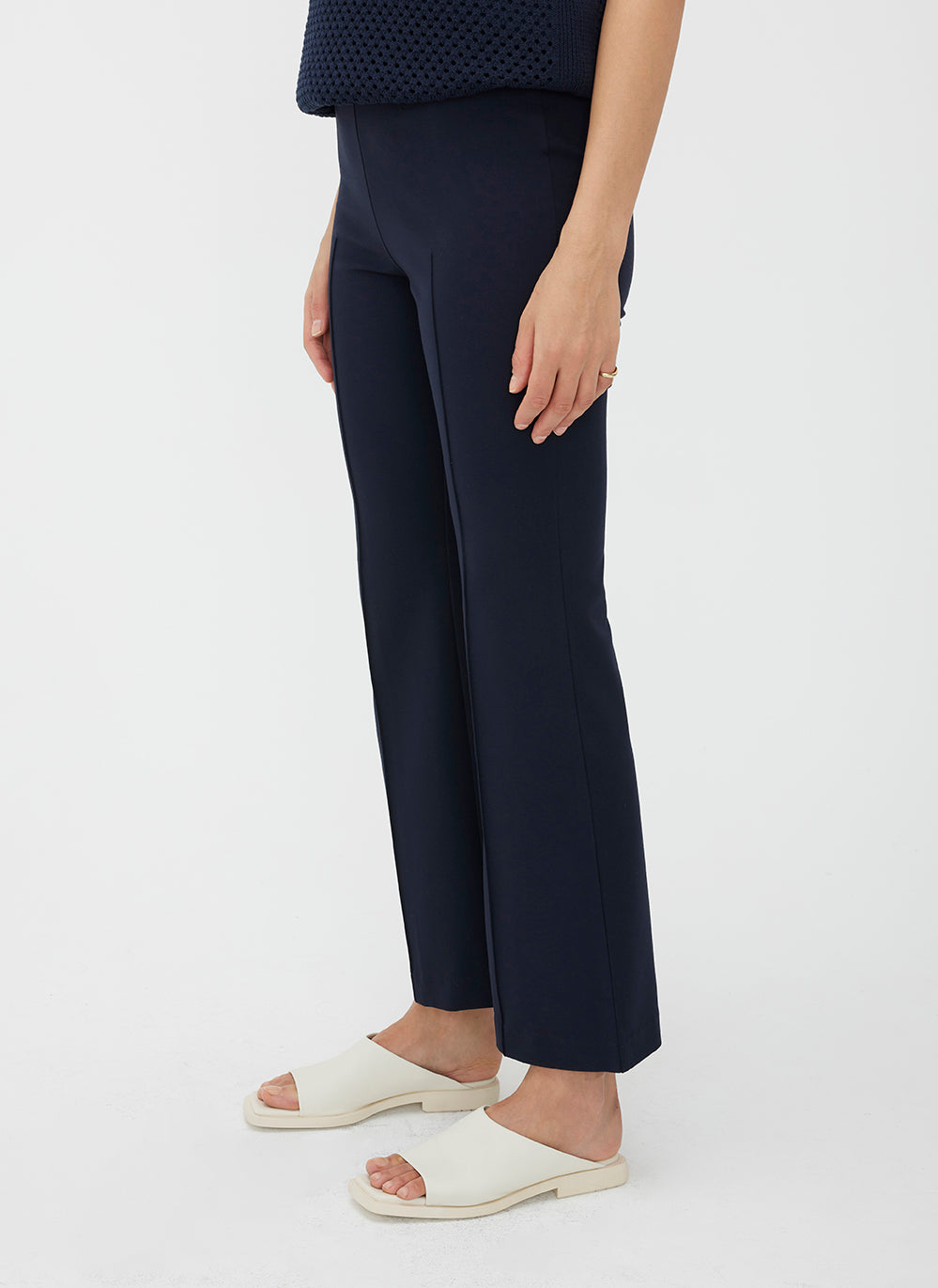 Serenity Flared Pull On Pants ?? | S || Dark Navy