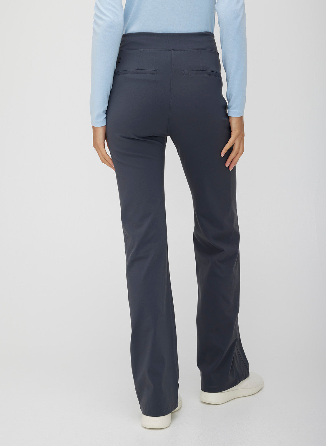 Stride Fitted Kick-Flare Pants