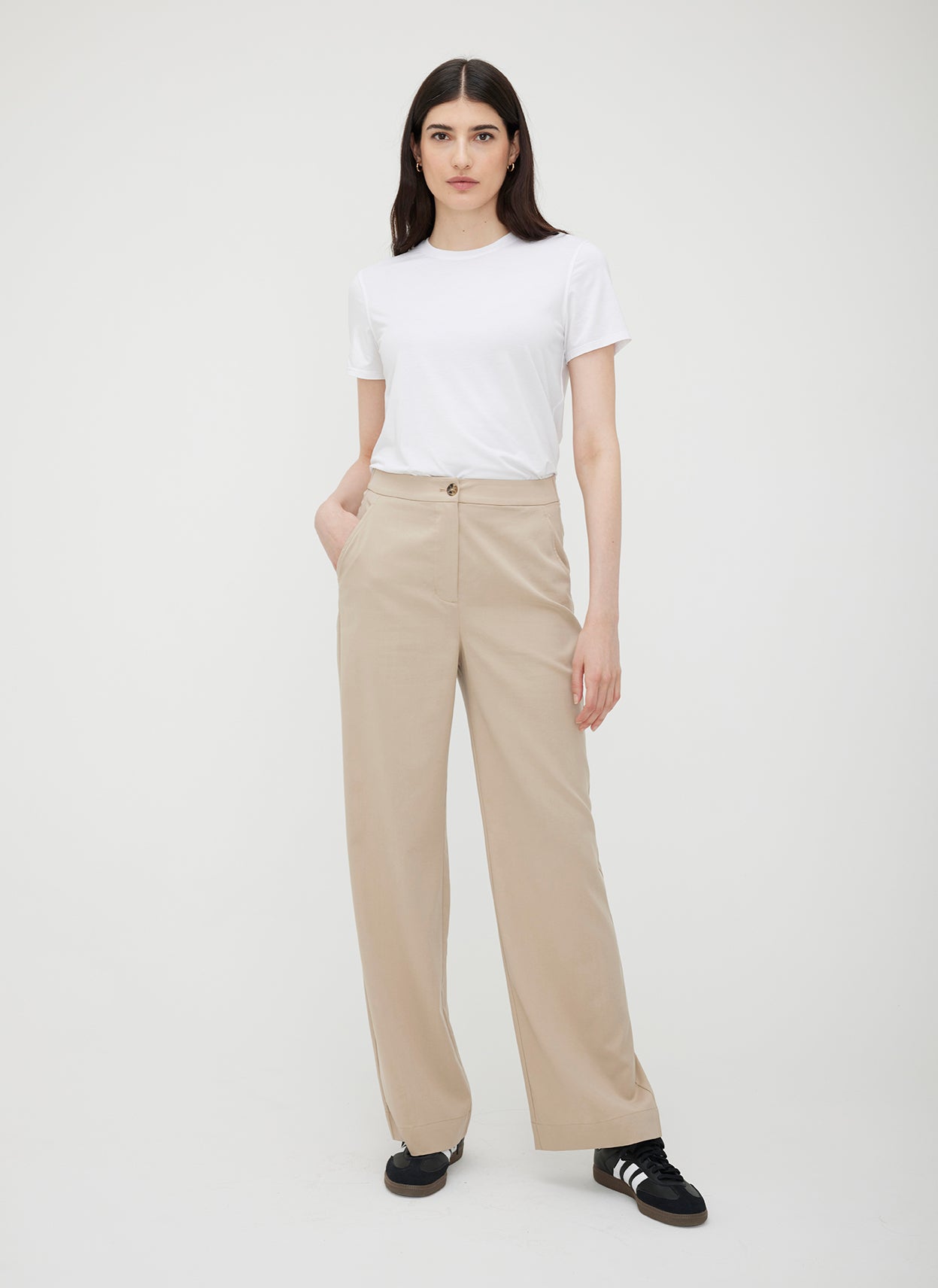 Sublime Wide Leg Trousers ?? || Sand Dune