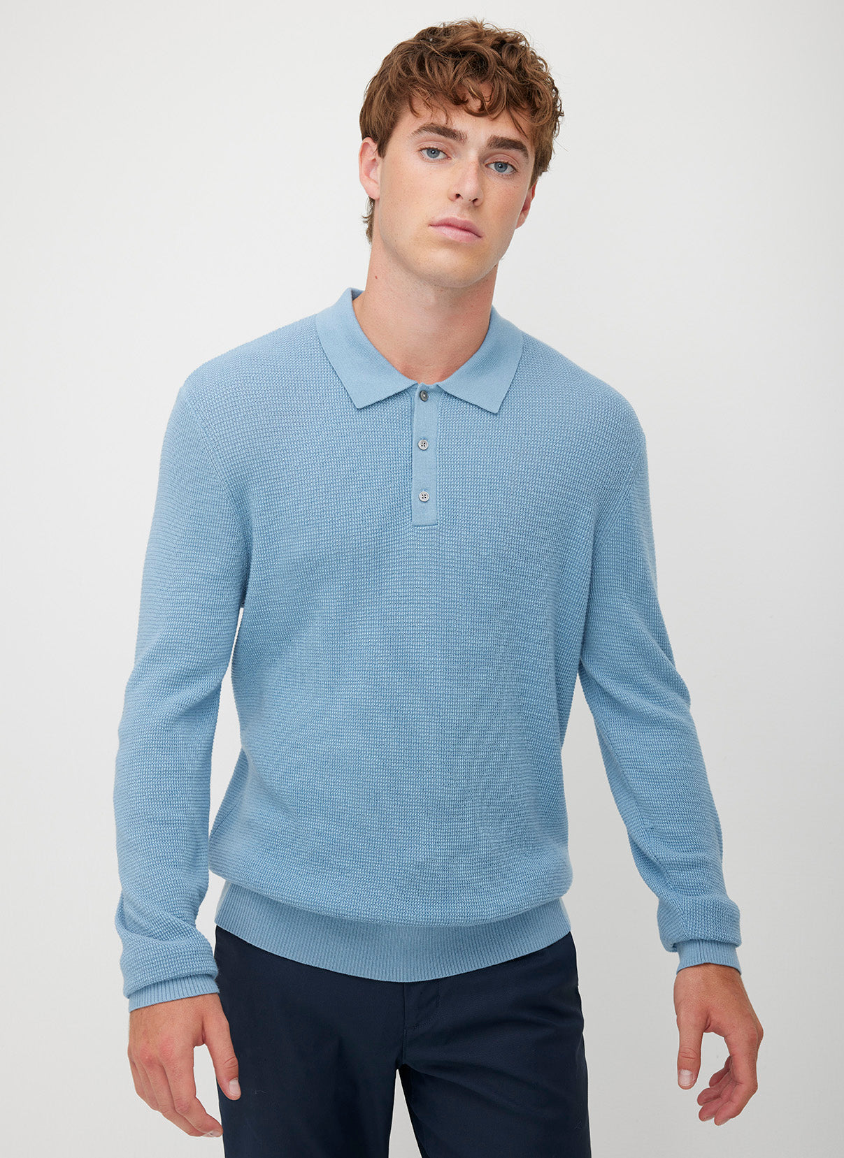 Timeless Merino Polo Sweater