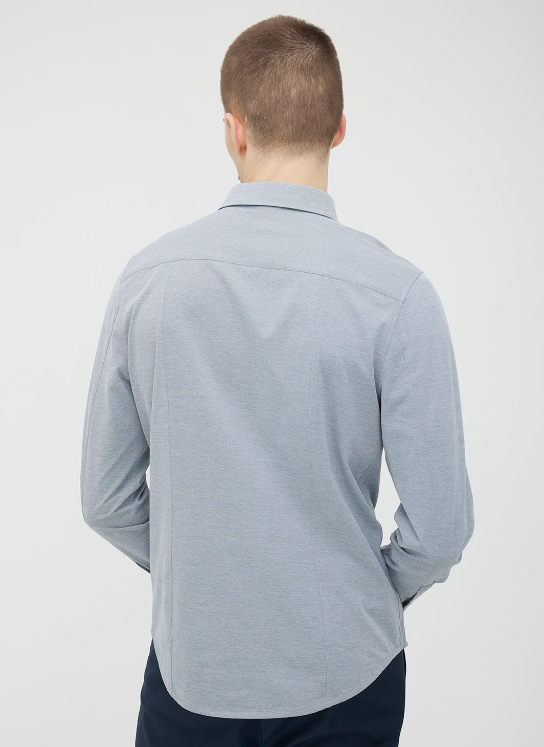 City Tech Classic Shirt ?? Model:: Scott | M || Steel Chambray