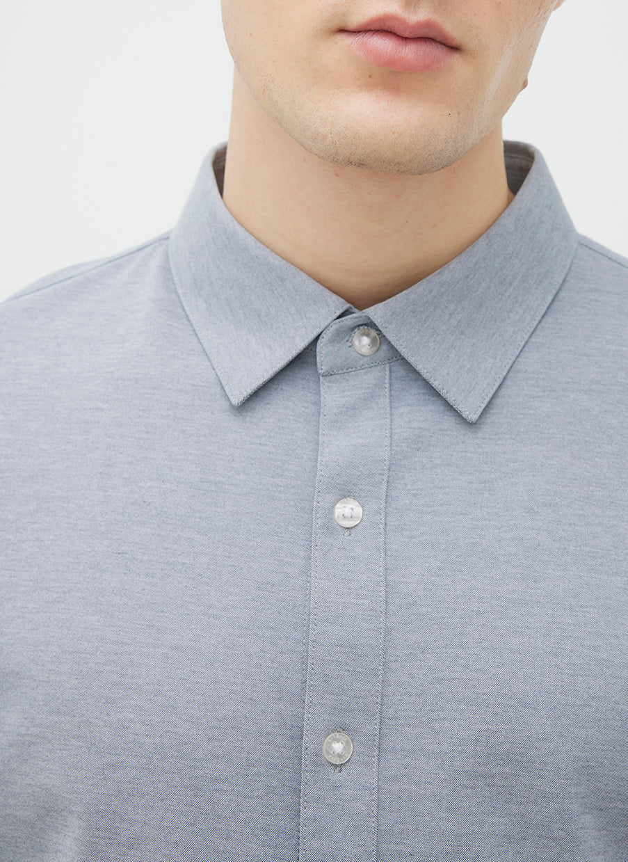 City Tech Classic Shirt ?? Model:: Scott | M || Steel Chambray